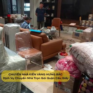 Khó khăn khi chuyển nhà trọn gói quận Cầu Giấy